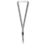 Afneembare polyester keycord met reflecterende overlay