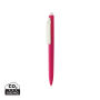 Vibe GRS certified R-ABS pen met ultra vloeiende inkt, roze, wit