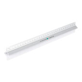 Aluminium driehoeks liniaal, zilver