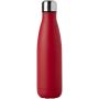 Cove 500 ml vacuüm geïsoleerde fles van RCS-gecertificeerd gerecycled roestvrij staal - Rood Cove 500 ml vacuüm geïsoleerde fles van RCS-gecertificeerd gerecycled roestvrij staal - Rood