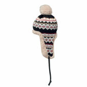 YULONG - Gebreide muts met oorflap - Grijs YULONG - Gebreide muts met oorflap - Grijs