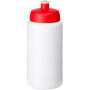 Baseline® Plus grip 500 ml sportfles met sportdeksel - Wit/Rood
