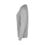 Sweatshirt | biologisch katoen | dames - Lichtgrijs gemêleerd, XS