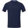 Borax Heren T-shirt met korte mouwen, cool fit, GRS gerecycled - Navy - S