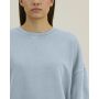 Stella Alma Vintage - Garment-dyed crewneck sweatshirt met een vrouwelijk cut - G. Dyed Blue Stone (XS)