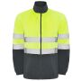 Altair Hi-Viz Fleece Jacket lead/fluor yellow 3XL