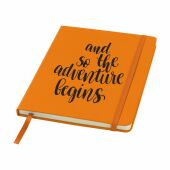 BudgetNote A5 Lines notitieboek - oranje