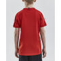 *Progress practise tee jr br.red/white 158/164