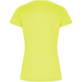 Imola sportshirt met korte mouwen voor dames - Fluorgeel - 2XL