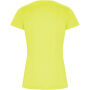 Imola sportshirt met korte mouwen voor dames - Fluor Yellow - 2XL