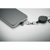 RETRO - Intrekbare telefoonhouder - Zwart RETRO - Intrekbare telefoonhouder - Zwart