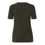 Stretch T-shirt | comfort | dames - Olijf, 3XL