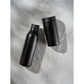 Avira Alix RCS recycled staal klik beker 400ML, zwart
