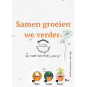 Loofy's Bloeipapierkaart A6 met zeepje