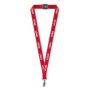 Polyester lanyard met reflecterende draden Polyester lanyard met reflecterende draden