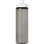 H2O Active® Eco Vibe 850 ml drinkfles met koepeldeksel - Charcoal/Wit H2O Active® Eco Vibe 850 ml drinkfles met koepeldeksel - Charcoal/Wit