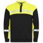 7100 POLO SWEATSHIRT PGL Black/Yellow S