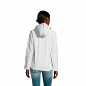 REPLAY WOMEN - REPLAY DAMES HOOD SOFTSHELL - XL - Wit