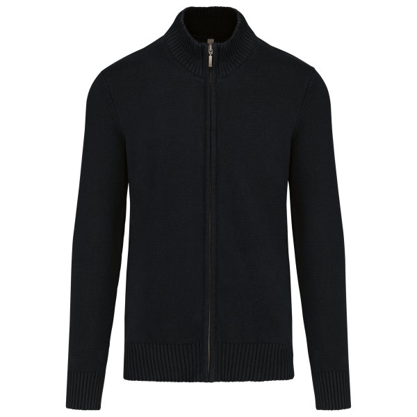 Heren cardigan met rits