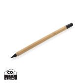 Bamboe infinity potlood met gum, bruin