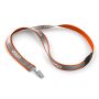 Polyester keycord met reflecterende overlay