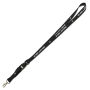 Lanyards - 1 kleur bedrukt met trigger clip & plastic buckle 20 mm zwart