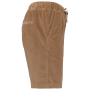 Ecologische bermuda van ribfluweel Dark camel 38 FR