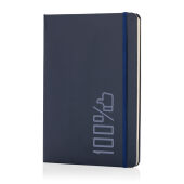 A5 hardcover notitieboek, donkerblauw