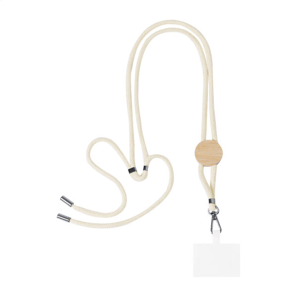 Cohol Neck - lanyard met mobiele houder, cirkel