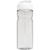 H2O Active® Base 650 ml sportfles met flipcapdeksel - Transparent/Wit