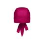 KM 30 Bandana Essential , from Sustainable Material , 65% GRS Certified Recycled Polyester / 35% Conventional Cotton - fuchsia - Stck