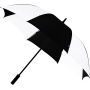 FALCONE - Golfparaplu - Automaat - Windproof -  120 cm - Zwart / Wit
