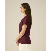 Stella Expresser 2.0 - Dagelijks fitted T-overhemd met een vrouwelijk cut - Burgundy (3XL)