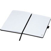 Honua A5 notitieboek van gerecycled papier met gerecyclede PET cover - Zwart