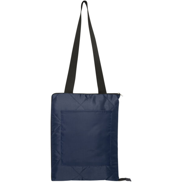 Clary picknickdeken van gerecycled GRS-polyester - Marineblauw Clary picknickdeken van gerecycled GRS-polyester - Marineblauw