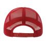 RAPPER COTTON-S, WHITE/RED, One size, ATLANTIS HEADWEAR