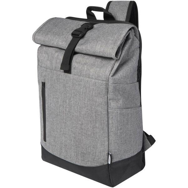 Hoss 15,6 inch GRS gerecycled oprolbare laptop rugzak 12L