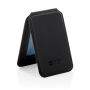 Magstand RCS gerecycled PU magnetische telefoon wallet, zwart