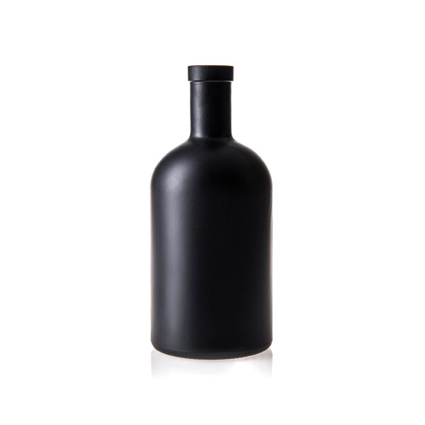 Nocturne glazen fles 70 cl – zwarte coating
