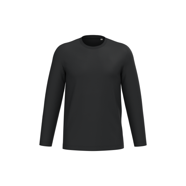 Ecologisch uniseks T-shirt met lange mouwen