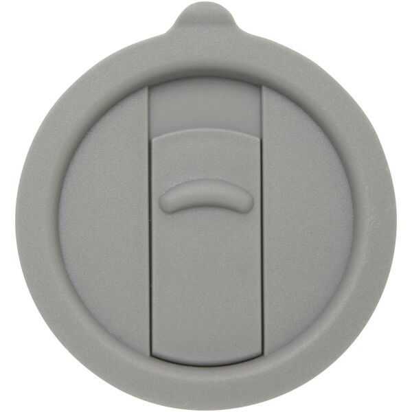 Carter 450 ml mok van keramiek met plastic deksel - Grijs Carter 450 ml mok van keramiek met plastic deksel - Grijs