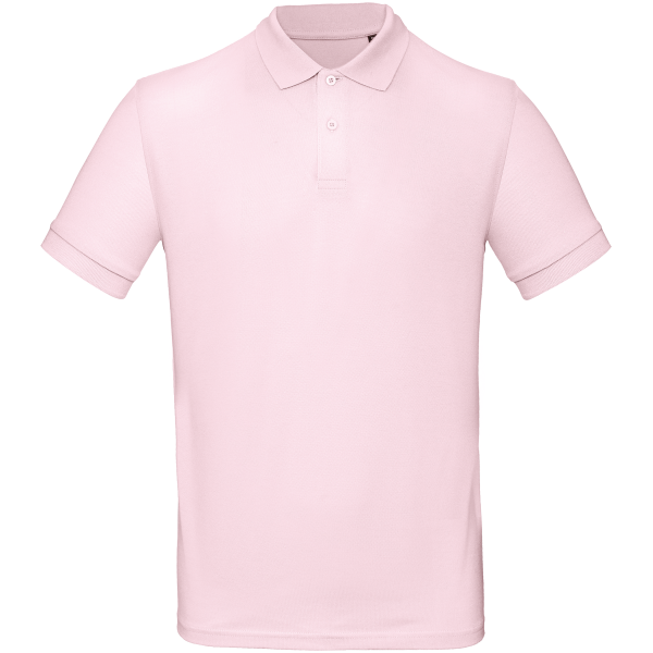 Men's organic polo shirt Orchid Pink M Men's organic polo shirt Orchid Pink M