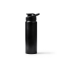 RAIDEN Drinkfles van gerecycled aluminium, 800ml - zwart