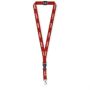 Afneembare polyester keycord met reflecterende draden