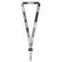 Polyester sublimatie lanyard met ovale badge reel met logo