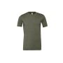 UNISEX HEATHER CVC SHORT SLEEVE TEE, HEATHER MILITARY GREEN, XXL, BELLA + CANVAS UNISEX HEATHER CVC SHORT SLEEVE TEE, HEATHER MILITARY GREEN, XXL, BELLA + CANVAS
