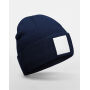 Appliqué Patch Beanie - Oxford Navy/White - One Size