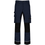 Gerecycled performance heren  werkbroek Navy / Black 58 FR