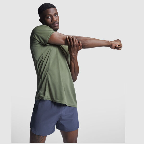 Montecarlo short sleeve men's sports t-shirt - Lime / Green Lime - XL
