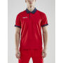 Pro Control Poloshirt M Bri Red/Nav S